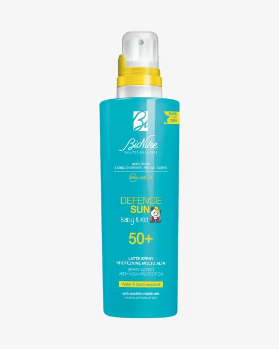 DEFENCE SUN Baby&Kid 50+ Lotiune spray cu SF 50+ sticla 200 ml