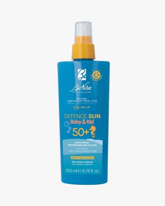 DEFENCE SUN Baby&Kid Lotiune fluida spray cu SPF 50+