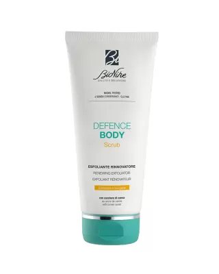 DEFENCE BODY Scrub exfoliant cu zahar brun tub 200 ml, promo