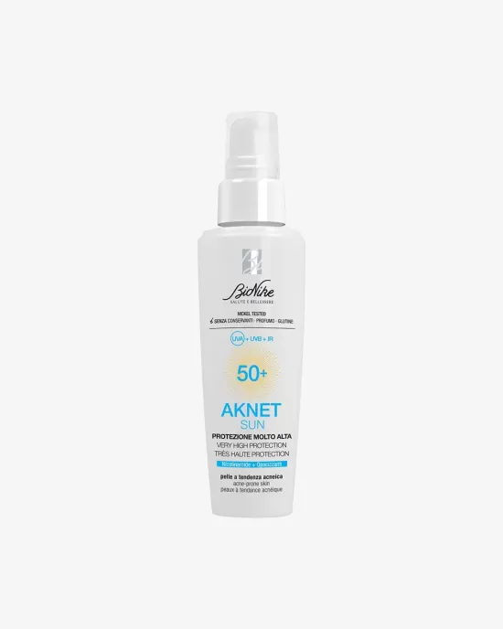 AKNET SUN 50+ Crema cu protectie solara inalta piele predispusa la acnee - tub 50 ml