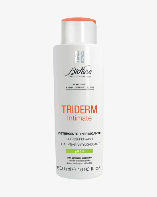 TRIDERM INTIMATE Gel intim de curatare, revigorant, pH 5.5 - sticla 500 ml