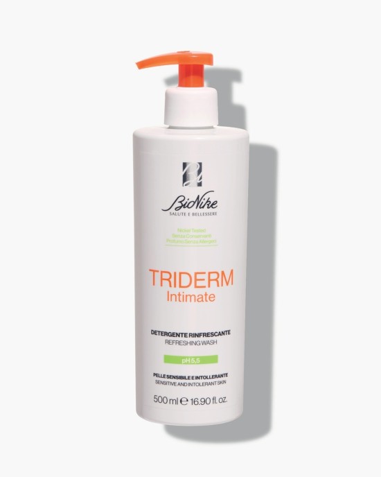 TRIDERM INTIMATE Gel intim de curatare, revigorant, pH 5.5 - sticla 500 ml