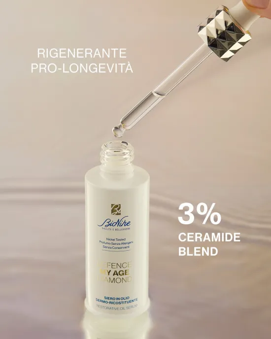 DEFENCE MY AGE DIAMOND- Ser pentru refacere -Skin Longevity Complex- sticla 30 ml