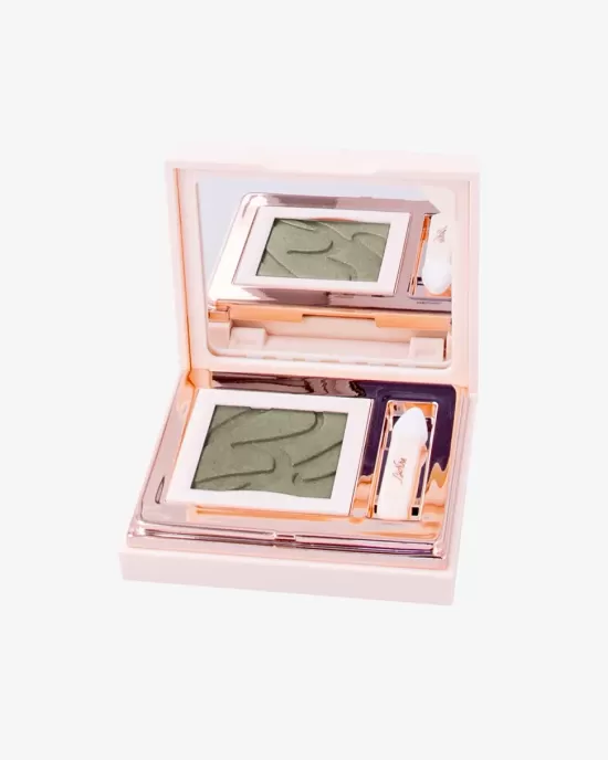 DEFENCE COLOR SILKY TOUCH fard compact pentru pleoape 415 vert dore trusa 3g