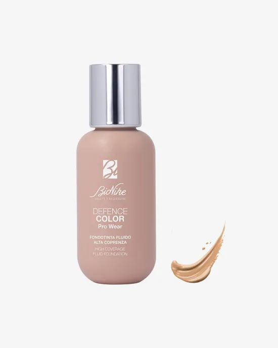 DEFENCE COLOR PRO WEAR Fond de ten fluid acoperire mare, 03 SAND , tub 50 ml