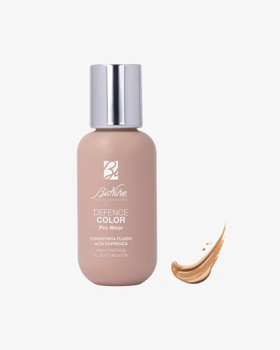 DEFENCE COLOR PRO WEAR Fond de ten fluid acoperire mare, 04 BEIGE,  tub 50 ml