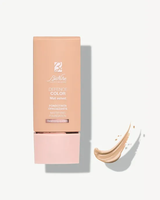 DEFENCE COLOR MAT VELVET, FOND DE TEN MATIFIANT, 02 CREAM, tub 30 ml