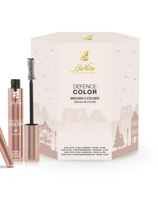 DEFENCE COLOR Set Mascara 3D si eyeliner Perfect Liner negru DEFENCE COLOR 