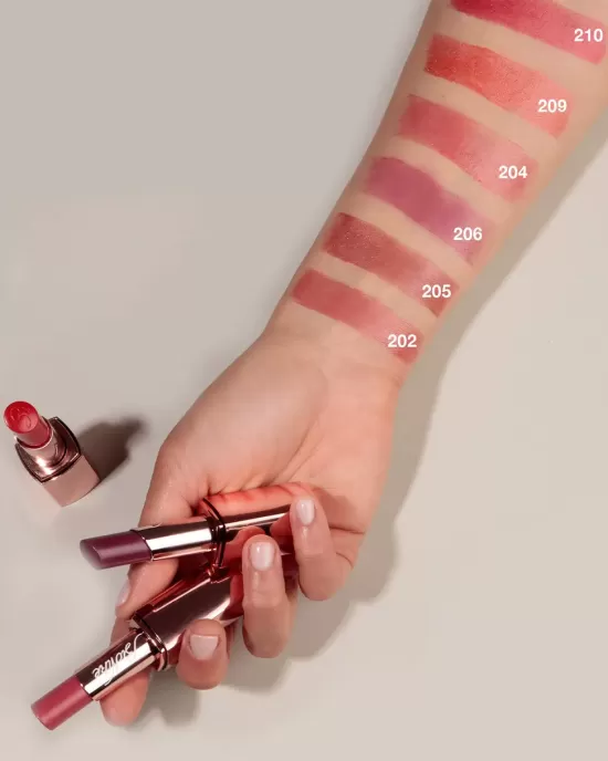 DEFENCE COLOR NUTRI SHINE ruj glossy  210 rouge framboise stick 3 ml