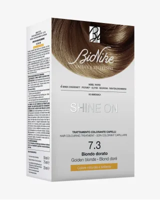 SHINE ON vopsea fara PPD pentru colorarea parului 7.3 golden blonde