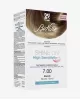SHINE ON HS PLUS vopsea permanenta de par fara PPD, PPT culoare BIONDO 7.00 75 ml + 50 ml