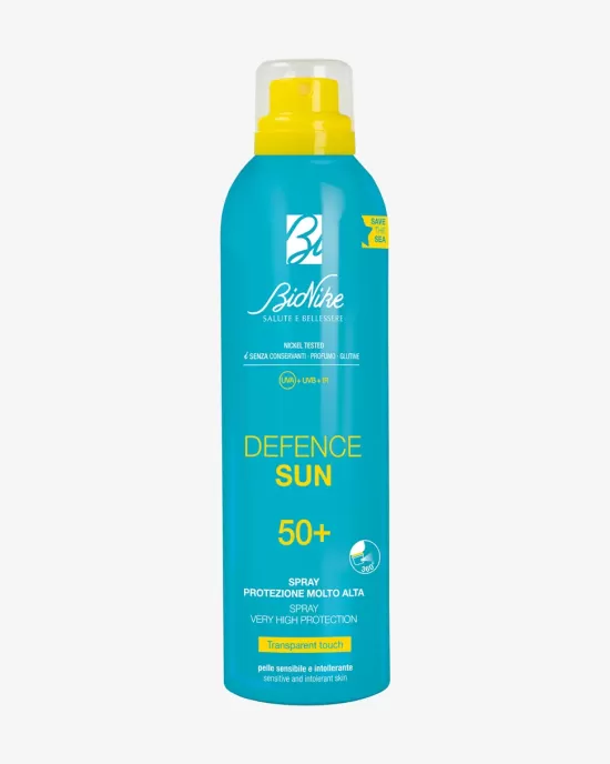 DEFENCE SUN 50+ spray cu  protectie solara foarte inalta transparent spray 200 ml 