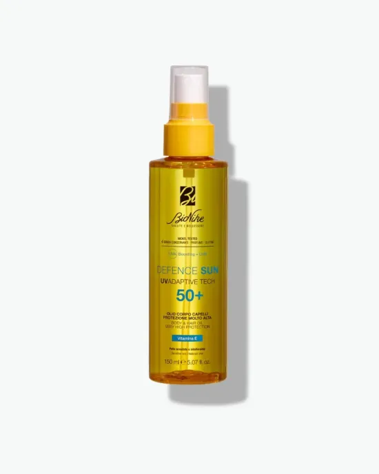DEFENCE SUN Ulei cu protectie solara foarte inalta SPF 50+ , corp si par, sticla 150 ml
