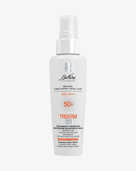TRIDERM A.K. Ingrijire preventiva 50+ protectie solara foarte inalta sticla 50 ml