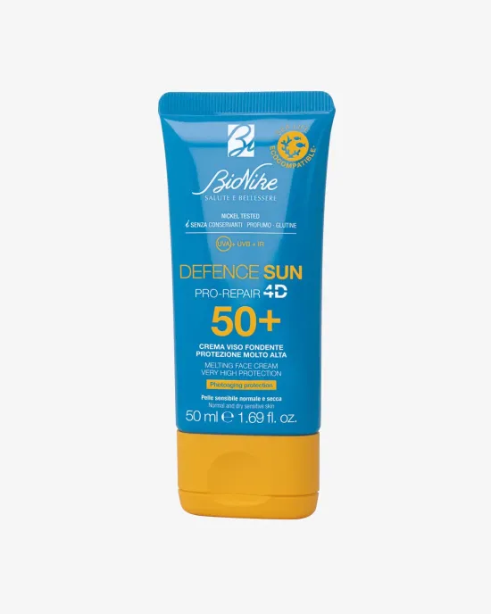 DEFENCE SUN PRO-REPAIR 4D, Melting Face Cream SPF 50+ Crema cu protectie solara foarte inalta, tub 50ml