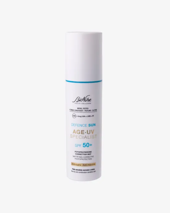DEFENCE SUN AGE UV SPECIALIST SPF 50+ crema matifianta anti-aging si corectiva cu SPF,  tub 50 ml
